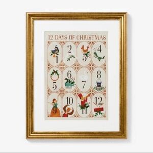 16"x20" 12 Days of Christmas Framed Wall Art Print - Threshold™ Studio McGee